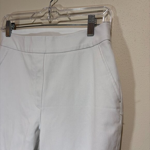 Spanx On-The-Go Slim Straight Leg Pants Classic White Dress Pant - Picture 5 of 14